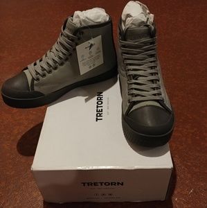 Tretorn nylon waterproof high top sneaks